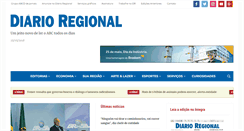 Desktop Screenshot of diarioregional.com.br